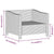Garden Armchair with Cushion Grey Poly Rattan