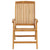 Reclining Garden Chair 2 pcs Solid Wood Teak