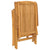 Reclining Garden Chair 2 pcs Solid Wood Teak