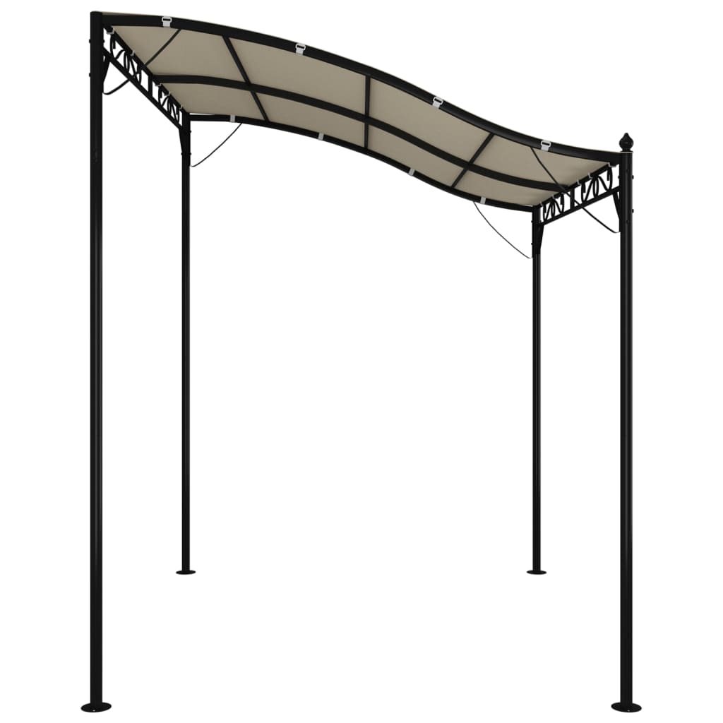 Canopy Cream 2x2.3 m 180 g/m² Fabric and Steel