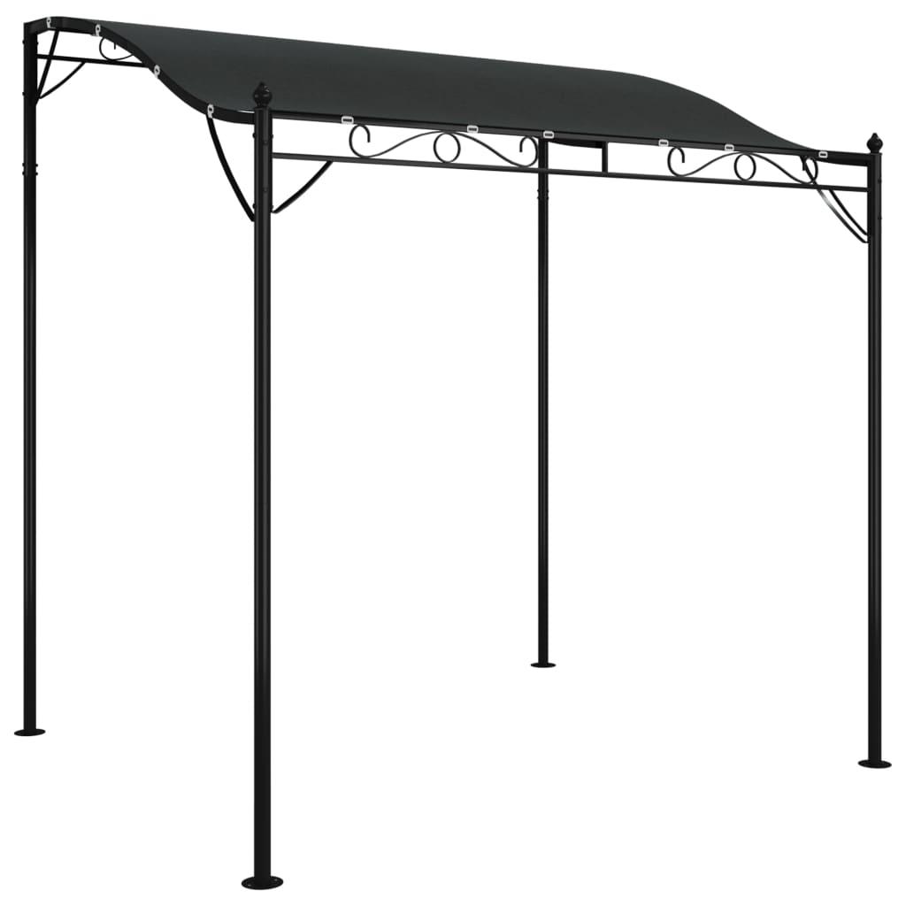 Canopy Anthracite 2x2.3 m 180 g/m² Fabric and Steel