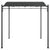 Canopy Anthracite 2x2.3 m 180 g/m² Fabric and Steel