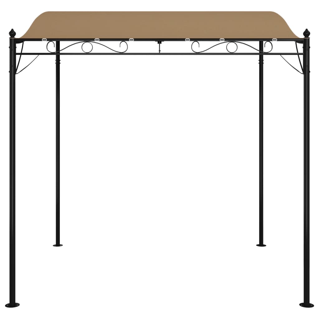 Canopy Taupe 2x2,3 m 180 g/m² Fabric and Steel