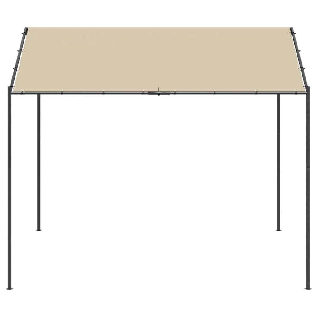 Canopy Tent Beige 4x4 m Steel  and Fabric