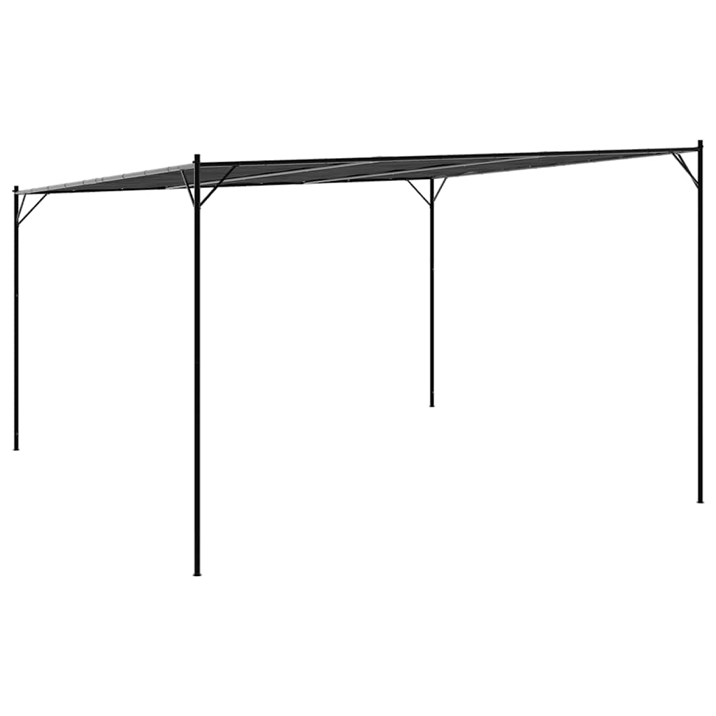 Gazebo Anthracite 4x4 m 180 g/m² Fabric and Steel