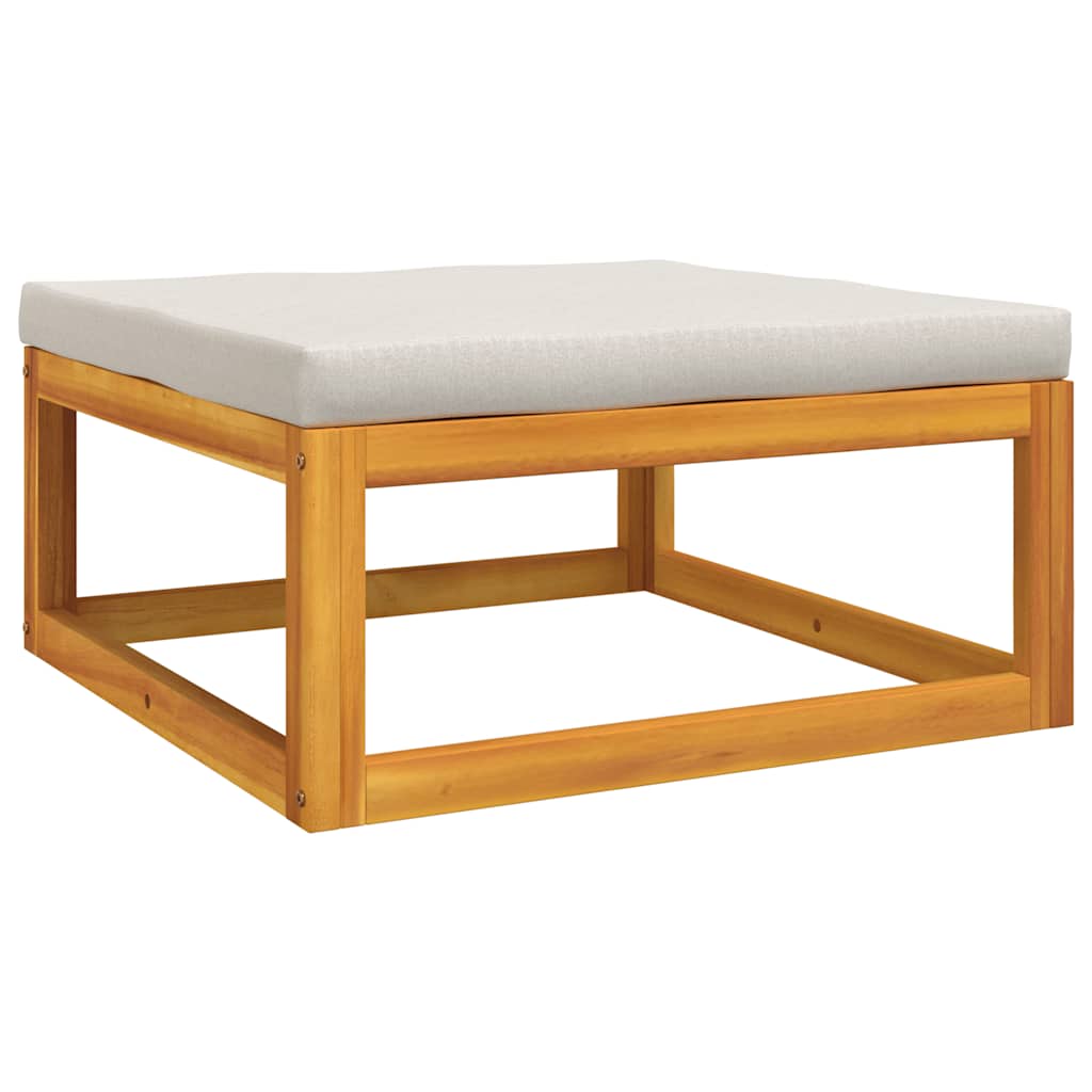 3 Piece Garden Lounge Set with Cushions Solid Wood Acacia
