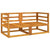 Sectional Corner Sofas 2 pcs with Green Cushions Solid Wood Acacia