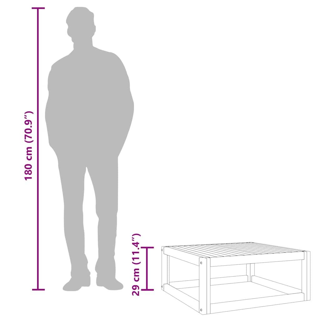 Coffee Table 68x68x29 cm Solid Acacia Wood
