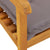 Rocking Chair with Cushions Solid Wood Acacia