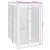 Single Garbage Bin Shed 70x89x117 cm Solid Wood Acacia