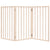 Dog Gate Foldable 3 Panels 150 cm Poplar Wood