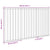 Dog Gate Foldable 3 Panels 150 cm Poplar Wood