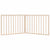 Dog Gate Foldable 2 Panels 160 cm Poplar Wood