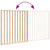 Dog Gate Foldable 2 Panels 160 cm Poplar Wood