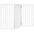 Dog Gate Foldable 3 Panels White 150 cm Poplar Wood