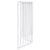Dog Gate Foldable 3 Panels White 150 cm Poplar Wood