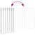 Dog Gate Foldable 3 Panels White 150 cm Poplar Wood