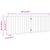 Dog Gate Foldable 2 Panels White 160 cm Poplar Wood