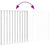 Dog Gate Foldable 2 Panels White 160 cm Poplar Wood
