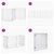 Dog Gate with Door Foldable 4 Panels White 320 cm Poplar Wood