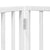 Dog Gate with Door Foldable 4 Panels White 320 cm Poplar Wood