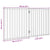 Dog Gate Foldable 2 Panels Black 160 cm Poplar Wood