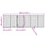 Dog Gate with Door Foldable 6 Panels Brown 300 cm Poplar Wood