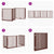 Dog Gate with Door Foldable 4 Panels Brown 320 cm Poplar Wood
