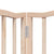 Dog Gate with Door Foldable 6 Panels 300 cm Poplar Wood