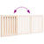 Dog Gate Foldable 3 Panels 150 cm Poplar Wood