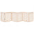 Dog Gate with Door Foldable 6 Panels 300 cm Poplar Wood
