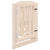 Dog Gate with Door Foldable 6 Panels 300 cm Poplar Wood