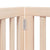Dog Gate with Door Foldable 6 Panels 300 cm Poplar Wood