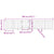 Dog Gate with Door Foldable 6 Panels 300 cm Poplar Wood