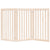 Dog Gate Foldable 3 Panels 150 cm Poplar Wood