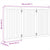 Dog Gate Foldable 3 Panels 150 cm Poplar Wood