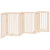 Dog Gate with Door Foldable 6 Panels 300 cm Poplar Wood