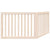 Dog Gate Foldable 2 Panels 160 cm Poplar Wood