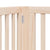 Dog Gate with Door Foldable 4 Panels 320 cm Poplar Wood