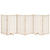 Dog Gate with Door Foldable 6 Panels 300 cm Solid Wood Fir