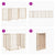 Dog Gate with Door Foldable 6 Panels 300 cm Solid Wood Fir