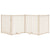 Dog Gate with Door Foldable 4 Panels 320 cm Solid Wood Fir