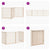 Dog Gate with Door Foldable 4 Panels 320 cm Solid Wood Fir