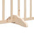 Dog Gate with Door Foldable 4 Panels 320 cm Solid Wood Fir