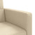 Sofa Bed with Cushions Cream Fabric