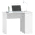 Desk White 100x55x75 cm Engineered Wood