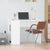 Desk White 100x55x75 cm Engineered Wood