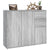 Sideboard Grey Sonoma 91x29.5x75 cm Engineered Wood