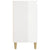 Bedside Cabinet High Gloss White 40x35x70 cm Engineered Wood