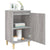 Bedside Cabinets 2 pcs Grey Sonoma 40x35x70 cm Engineered Wood